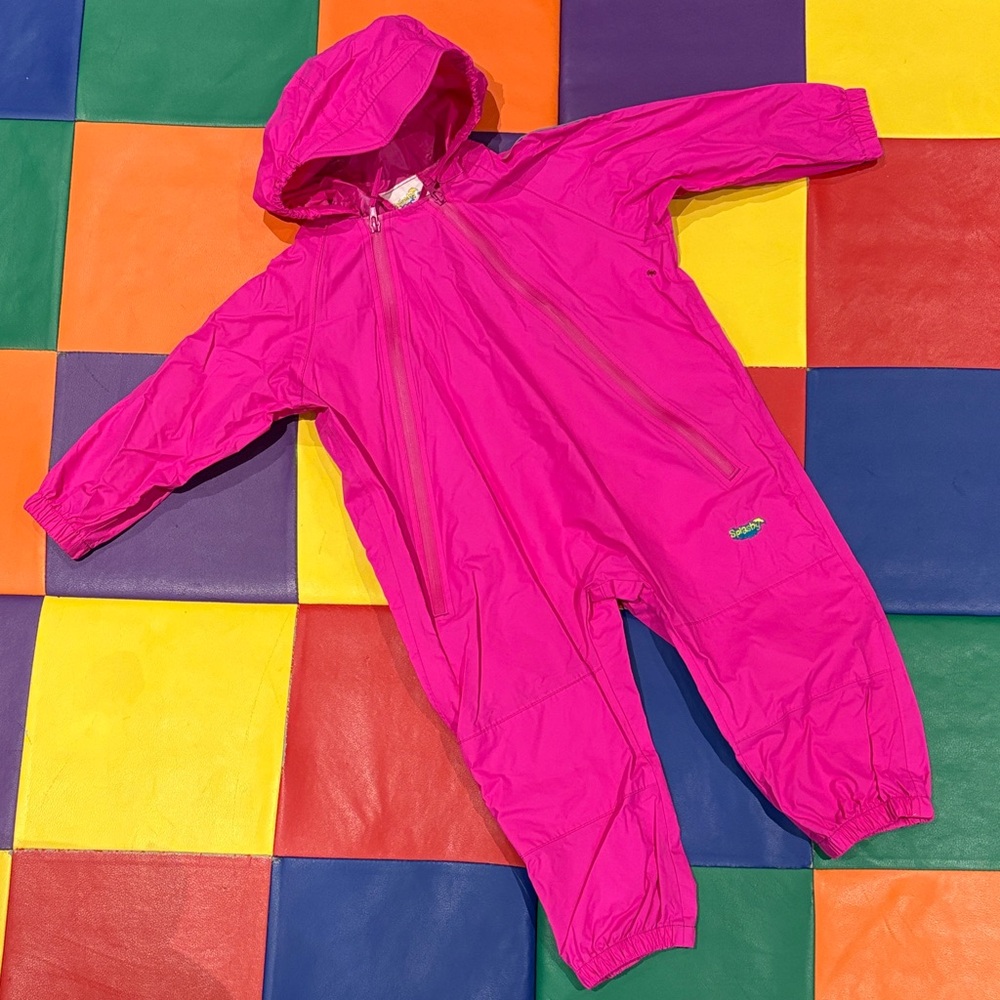 3T SPLASHY Kids Pink Rain Onesie